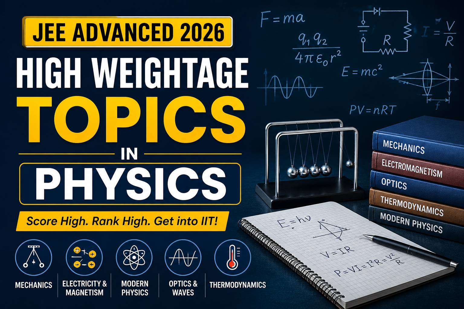 JEE Advanced 2026 High Weightage Topics in Physics 