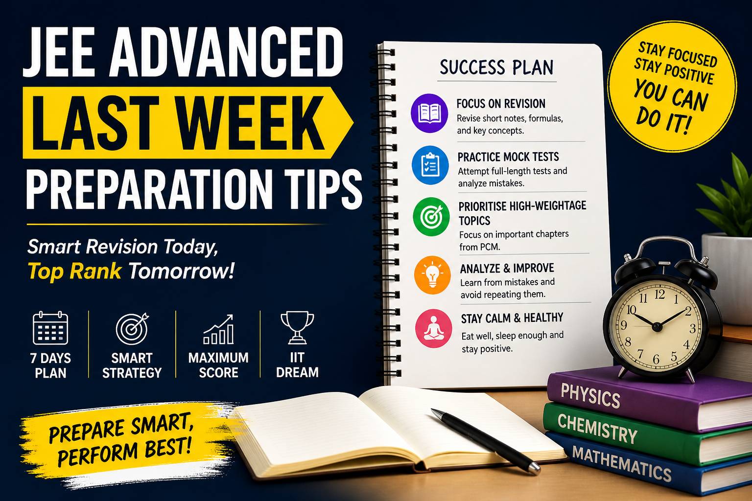 JEE Advanced 2026: Last Week Preparation