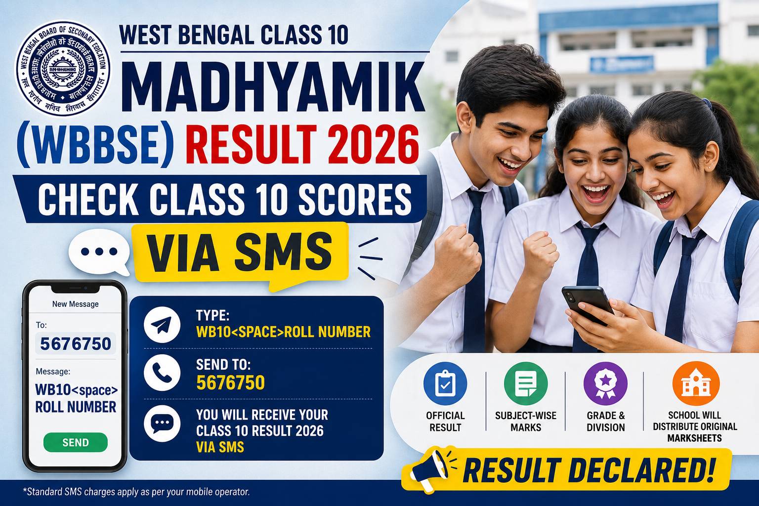 WBBSE Madhyamik Result 2026